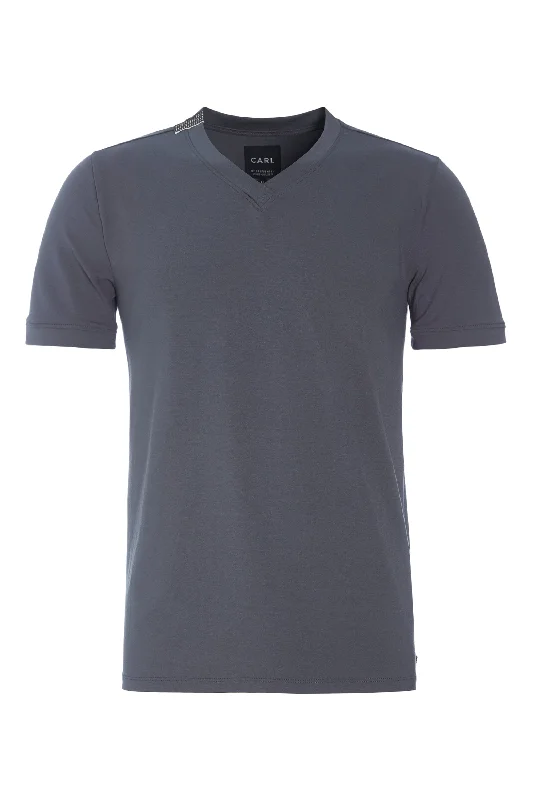 Soft Fabric T-shirt-T-SHIRT - 1020C - GREY