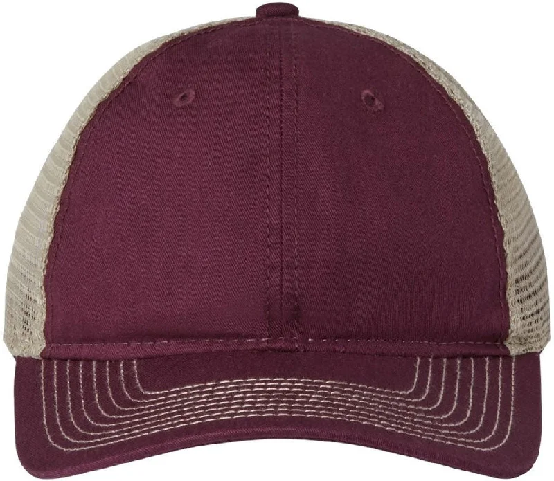 Dark Maroon/Khaki