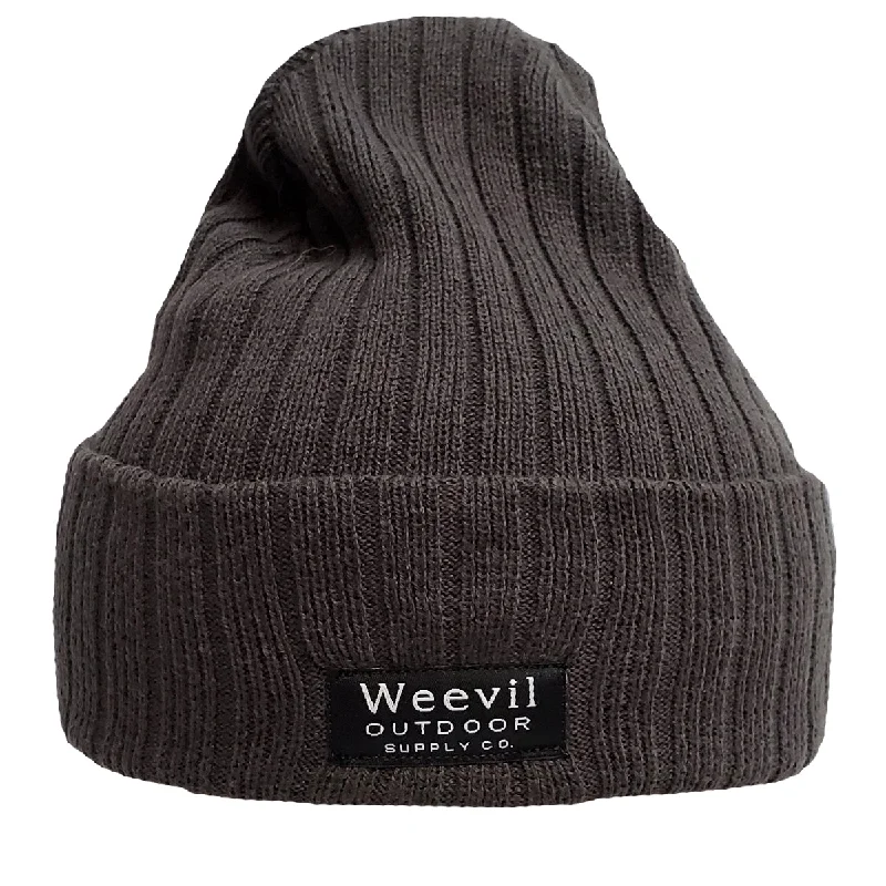 Comfortable Sports Cap-Logger Beanie // Charcoal