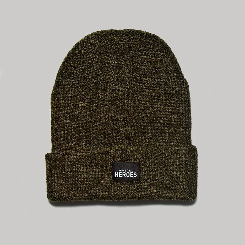 Custom Printed Hat-Wasted Heroes - Beanie - Green