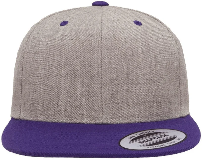 Heather Grey/Purple